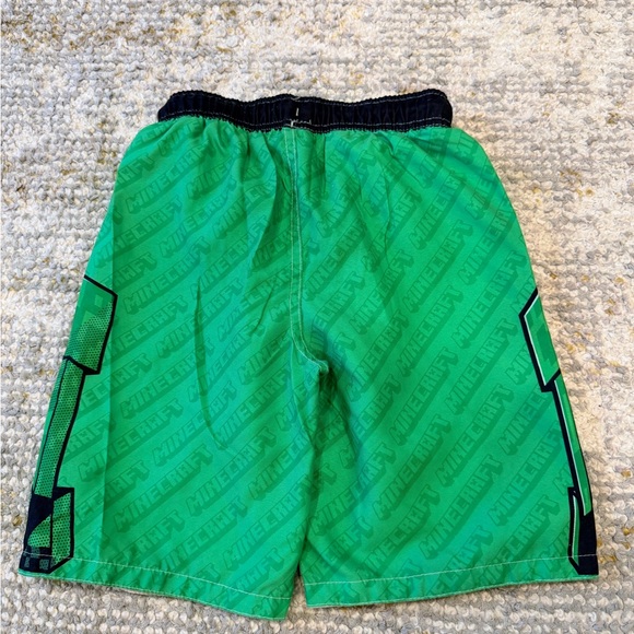 Minecraft Kids Green Rash Guard Swim Set - Picture 10 of 10